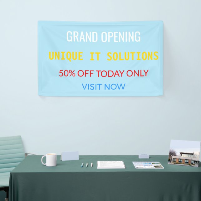 Custom Banner Personalised Vinyl Banner Sign (Tradeshow)