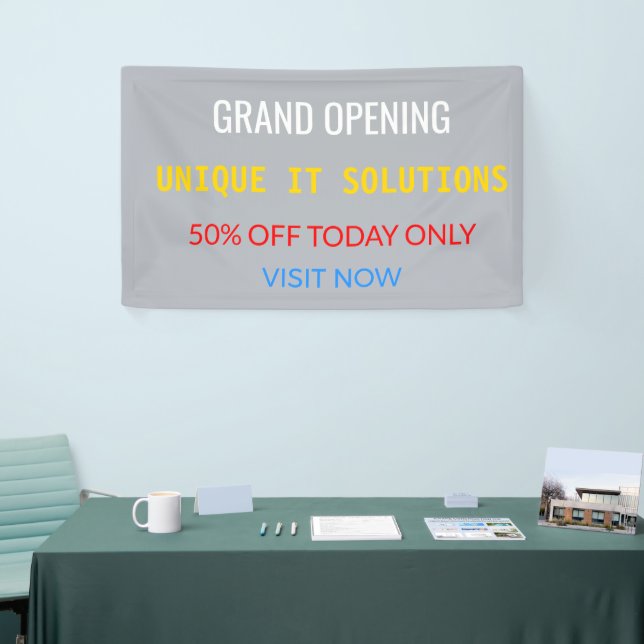Custom Banner Personalised Vinyl Banner Sign (Tradeshow)