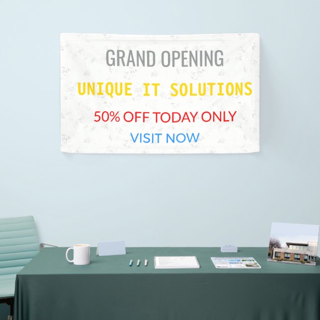 Custom Banner Personalised Vinyl Banner Sign (Tradeshow)
