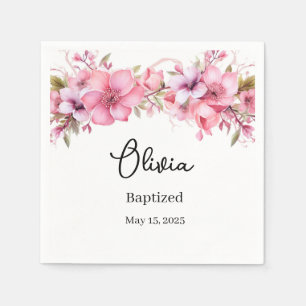 Custom Baptism  Napkin