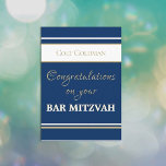 Custom Bar Mitzvah Congrats Card<br><div class="desc">For Bar Mitzvah</div>