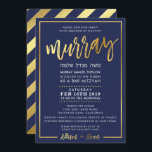 CUSTOM Bar Mitzvah Invite for Murray navy   gold<br><div class="desc">by kat massard >>> WWW.SIMPLYSWEETPAPERIE.COM <<< CONTACT ME for custom "faux gold foil effect type" this is a specially created graphic AND to include Hebrew lettering Love the design, but would like to see some changes - another colour scheme, product, add a photo or adapted for a different occasion -...</div>