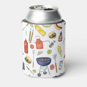 Custom Barbecue Father’s Day BBQ Grill Party Can Cooler