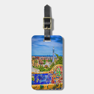 Custom Barcelona Luggage Tag
