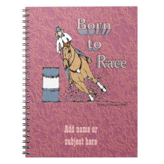 Custom Barrel Racing Notebook