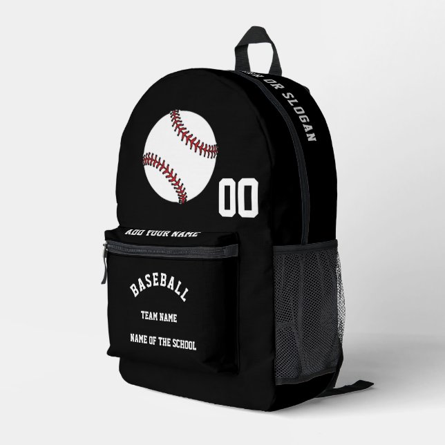 Custom Baseball Backpack – Personalised Team Desig (Back Corner Right)