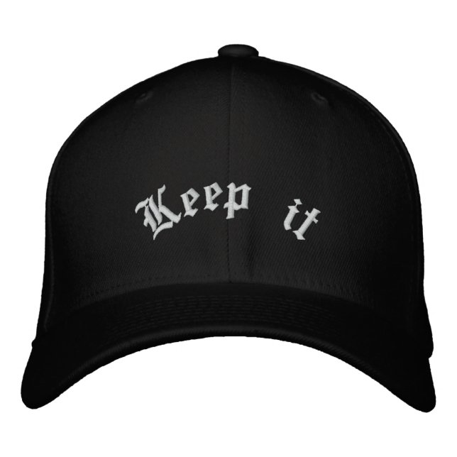 Custom Baseball Cap (Front)