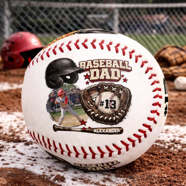 Custom Baseball Dad Photo Name (Creator Uploaded)