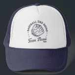 Custom Baseball Dad Squad with Team Name Number Trucker Hat<br><div class="desc">Elevate your game day style with our 'Baseball Mum Squad' hat, now customisable with the team's name and number! Perfect for supporting your little slugger on the diamond or cheering on their every play in tee-ball or softball. Join the squad and show off your team spirit in style, whether you're...</div>