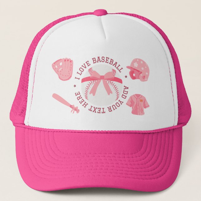 Custom Baseball Hat for Ladies | Baseball Cap (Front)