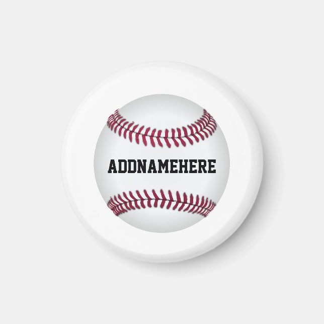 Custom Baseball Magnet (Front)