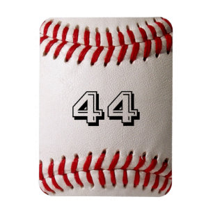 Custom Baseball Number Art – High-Def Sports Photo Magnet