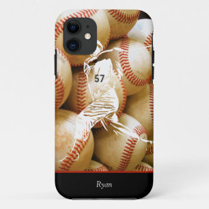 Custom Baseball Player iPhone Case