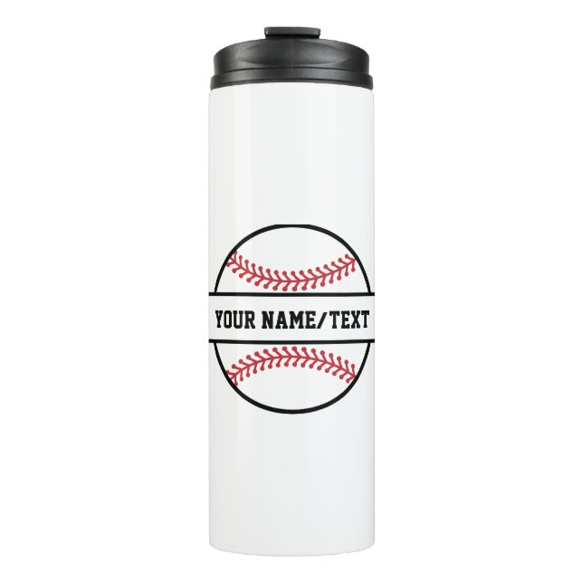 CUSTOM BASEBALL THERMAL TUMBLER (Front)