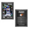 Custom Baseball Trading Card, Black Graphite Sport