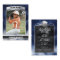 Custom Baseball Trading Card Blue Silver Stadium
