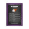 Custom Baseball Trading Card, Modern Purple Player
