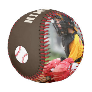 Custom Baseball with Name Number Photo Kids