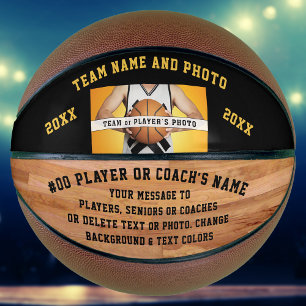 Custom, Basketball for Coaches, Seniors or Players