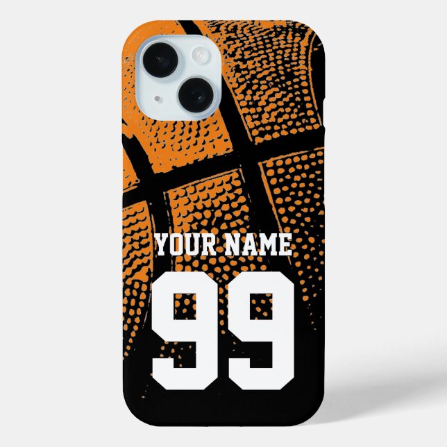 Custom basketball jersey number cool Case-Mate iPhone Case (Back)