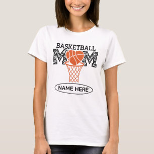 Custom Basketball Mum  T-Shirt