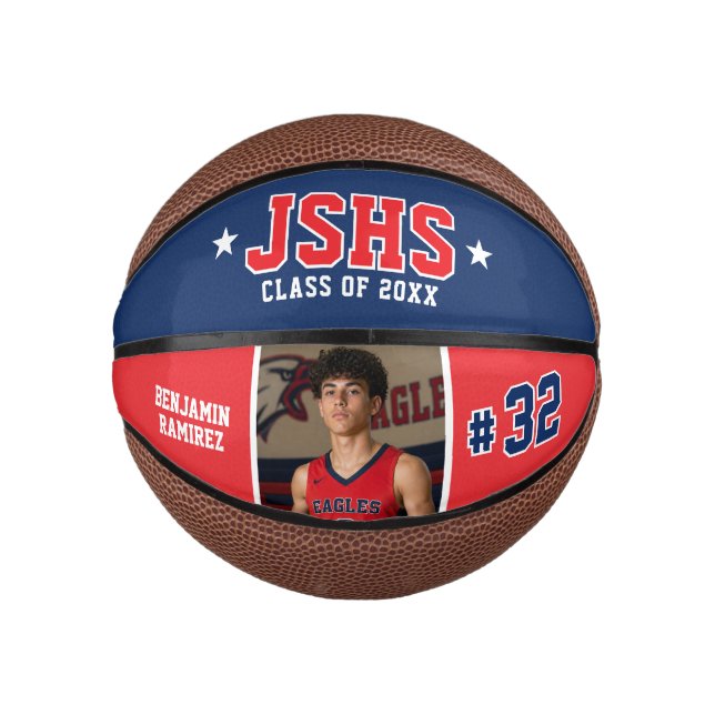 Custom Basketball Senior Gift with Photo, Keepsake (Front)