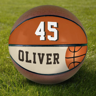 Custom Basketball with Player's Name and Number