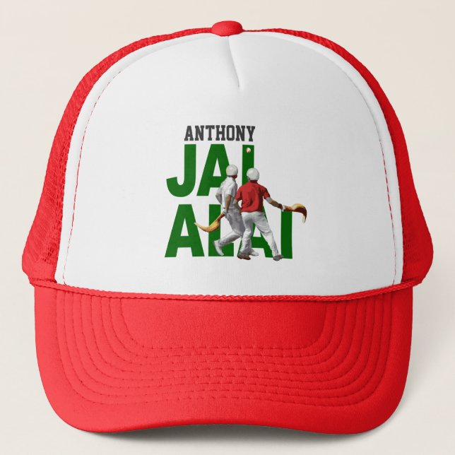 Custom, Basque sport Cesta Punta / Jai Alai logo: Trucker Hat (Front)