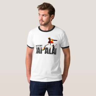 Custom, Basque sport Jai Alai / Cesta Punta logo: T-Shirt