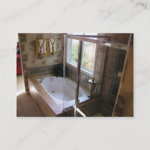 Custom Bathroom Business Card