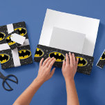 Custom Batman Logo Christmas Snowflake Wrapping Paper<br><div class="desc">Check out this custom Batman Christmas Wrapping Paper.  Make it extra special by adding a custom greeting and your name!</div>