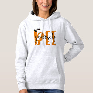 Custom Be Yourself Motivational Quote Hoodie
