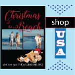 Custom Beach 🎄 Christmas Seashells Collage Holiday Card<br><div class="desc">See you at the sea you rapscallions... .Christmas Beach Seashells Collection Photo Collage will make your holiday season merry and bright. Custom Beach 🎄 Christmas Seashells Photo Collage Holiday Design Celebrate the magic of the holidays with a coastal twist! 🎄🏖️ This custom beach-themed Christmas card features a beautiful seashell collection...</div>