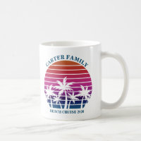 Custom Beach Cruise Family Reunion Sunset Vacation