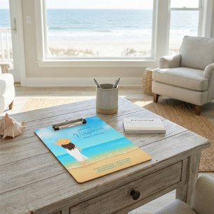 Custom Beach House Coastal Ocean Clipboard