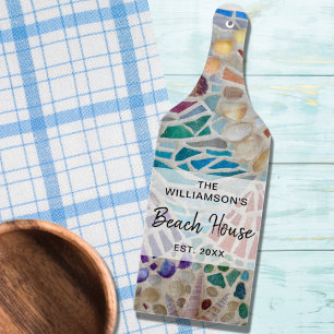 Custom Beach House Cutting Board