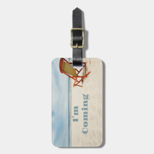 Custom Beach Luggage Tag