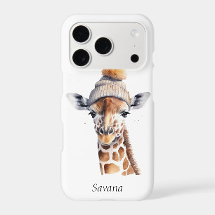 Custom Beanie Bunch Giraffe Winter Hat Case