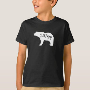 Custom Bear  Add Your Name T-Shirt