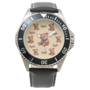 Custom Bear Watch, Gift for Baby Shower Watch