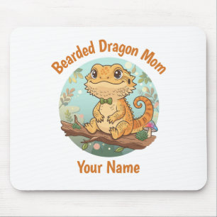 Custom Bearded Dragon Mum Mouse Pad