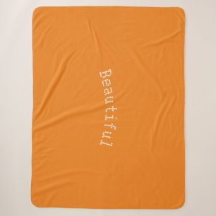 Custom Beautiful Name Throw Blanket – Large Size