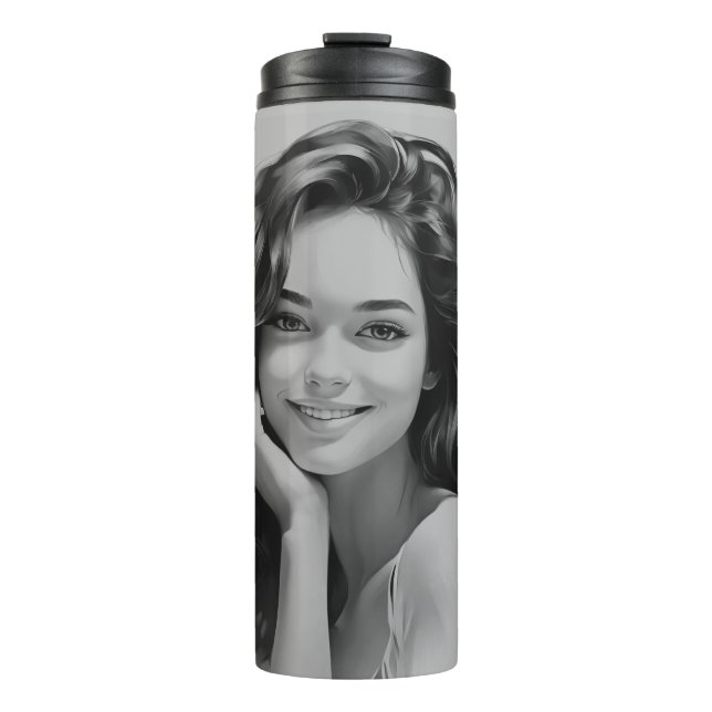 Custom Beautiful Thermal Tumbler (Front)