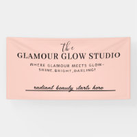 Custom Beauty Saloon Name With Tag Line Banner