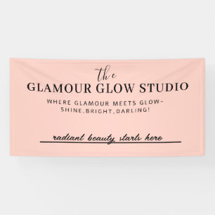 Custom Beauty Saloon Name With Tag Line Banner