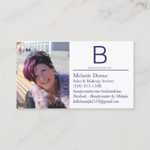 Custom Beautycounter Business Card for Consultants