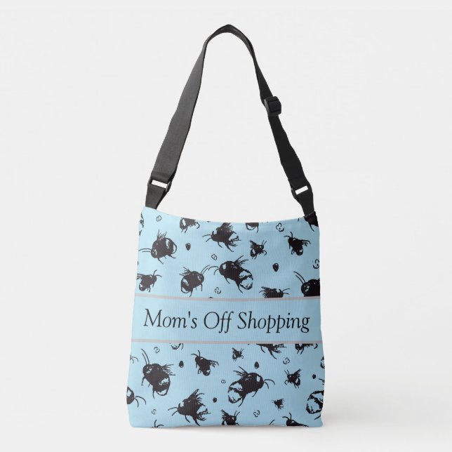 Custom Bee Tote Bag | Personalized Gift (Front)