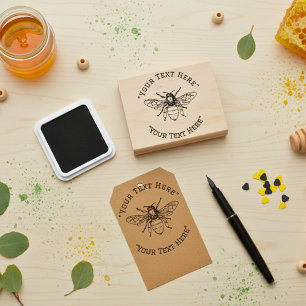 Custom Beekeeper Honey Bee Rubber Stamp