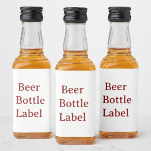 custom Beer Bottle Label