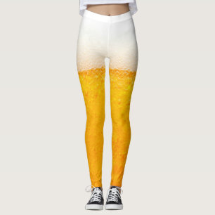 Custom Beer Pattern Full Length Leggings